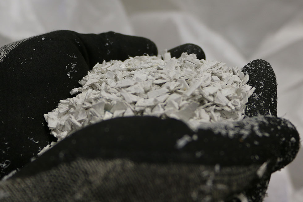 Valoration de déchets industriels : broyage, recyclage de déchets plastiques