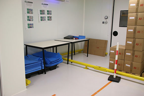 Salle blanche classée ISO 7